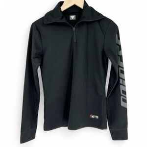 Dainese‎ Black Quarter Zip Base Layer Medium Long Sleeve
